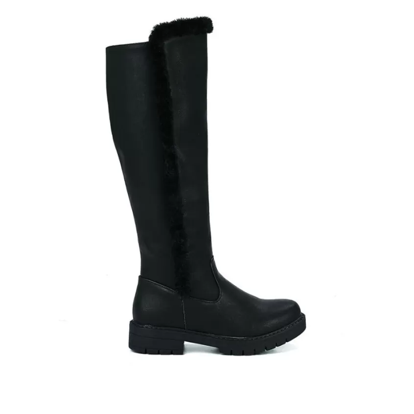 Bottes, Cuissardes | VICE VERSA Bottes Plates Femme Noir