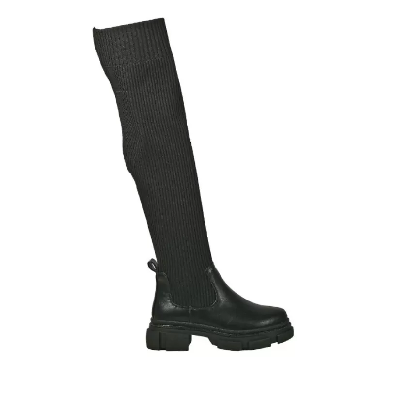 Bottes, Cuissardes | VICE VERSA Bottes Plates Femme Noir