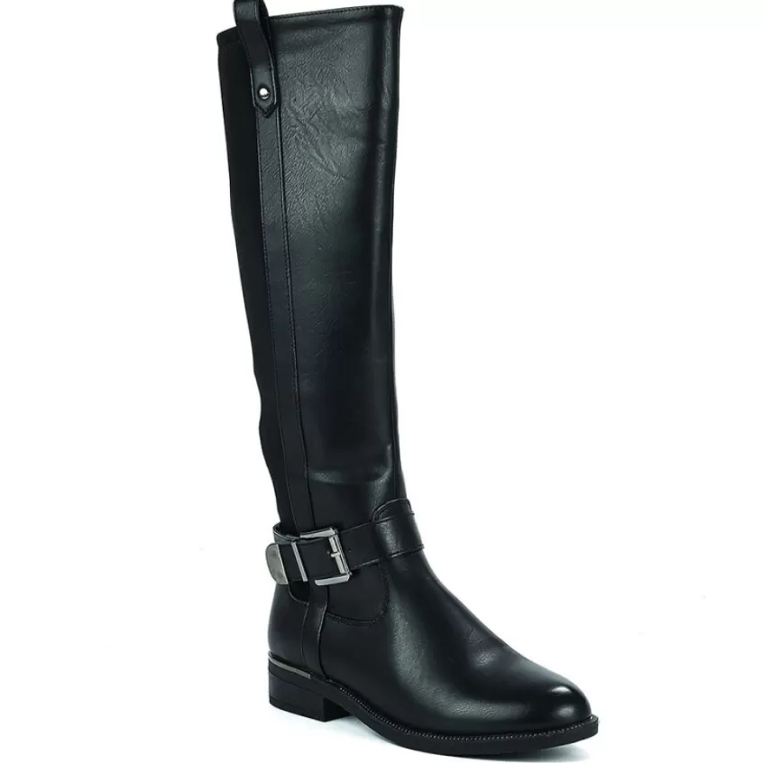 Bottes, Cuissardes | VICE VERSA Bottes Plates Femme Noir