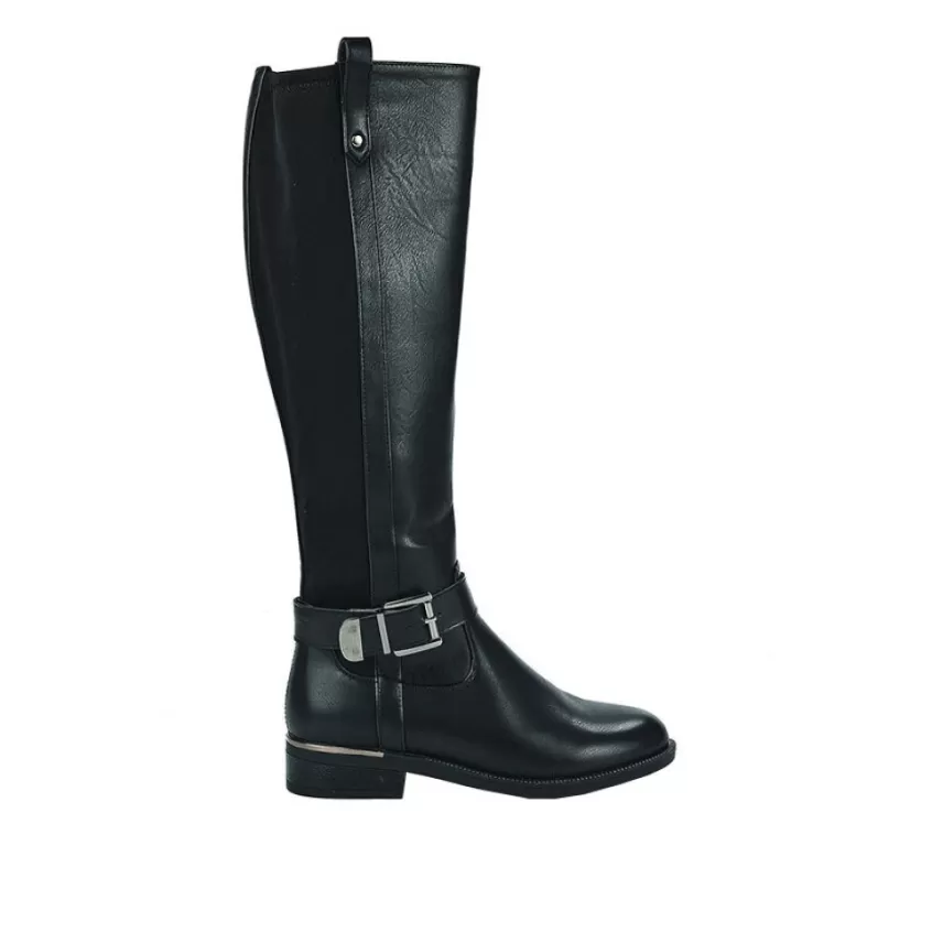 Bottes, Cuissardes | VICE VERSA Bottes Plates Femme Noir