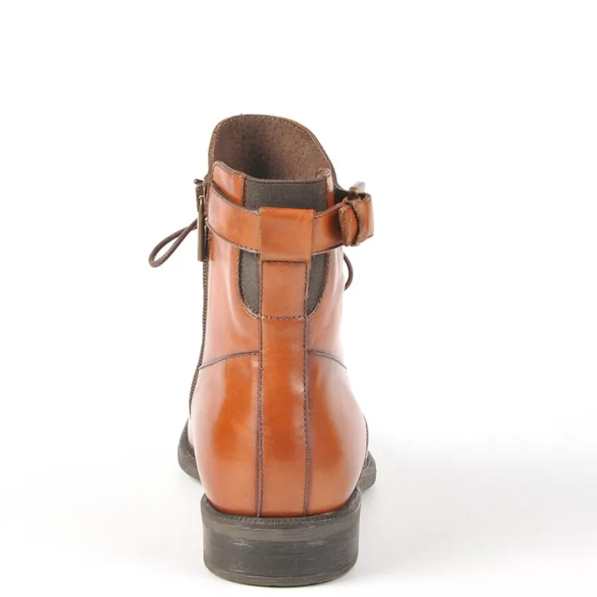 Boots, Bottines | TIPO ALTO Bottines A Lacet Plates Camel