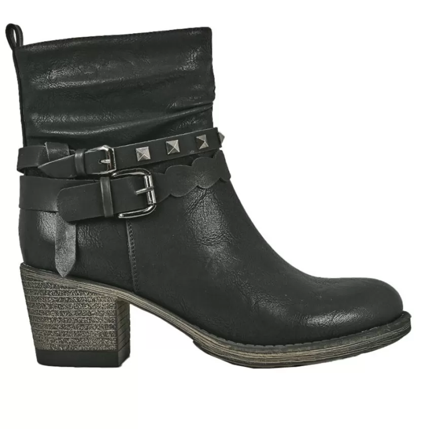 Boots, Bottines | VICE VERSA Bottines A Talon Femme Noir Style Western