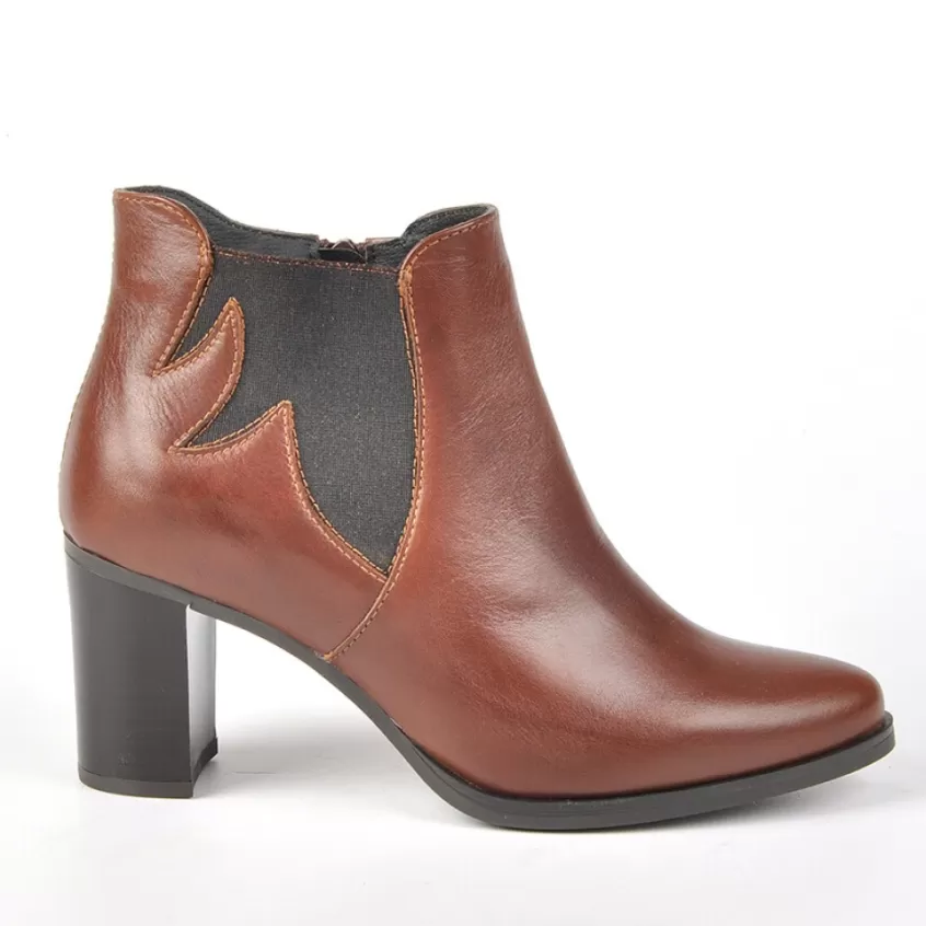Boots, Bottines | TIPO ALTO Bottines A Talons Avec Elastiques Marron