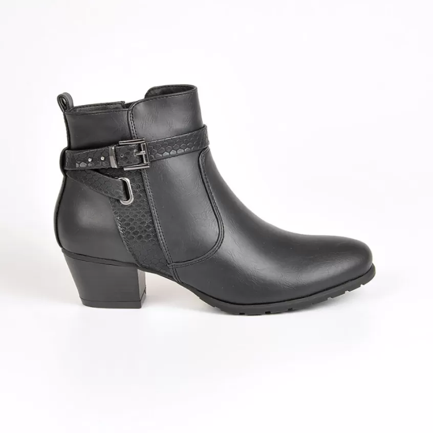 Boots, Bottines | VICE VERSA Bottines A Talons Avec Petits Clous Noir