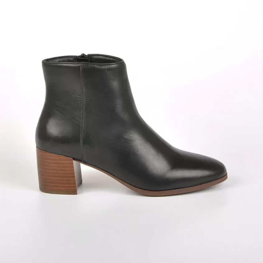 Boots, Bottines | TIPO ALTO Bottines A Talons Avec Zip Pratique Sur Le Cote Noir