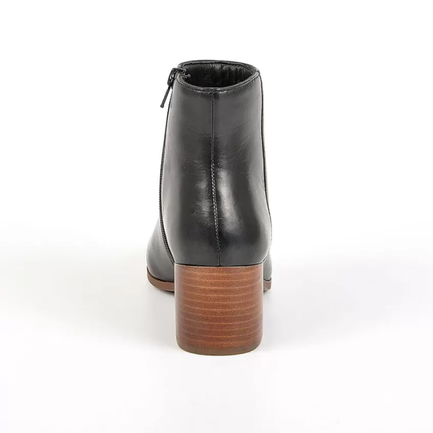 Boots, Bottines | TIPO ALTO Bottines A Talons Avec Zip Pratique Sur Le Cote Noir