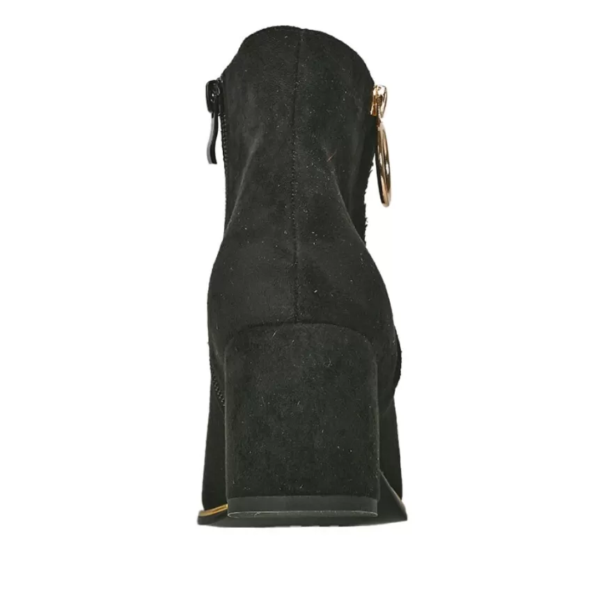 Boots, Bottines | MASCARA Bottines A Talons Femme Avec Zip Decoratif Noir