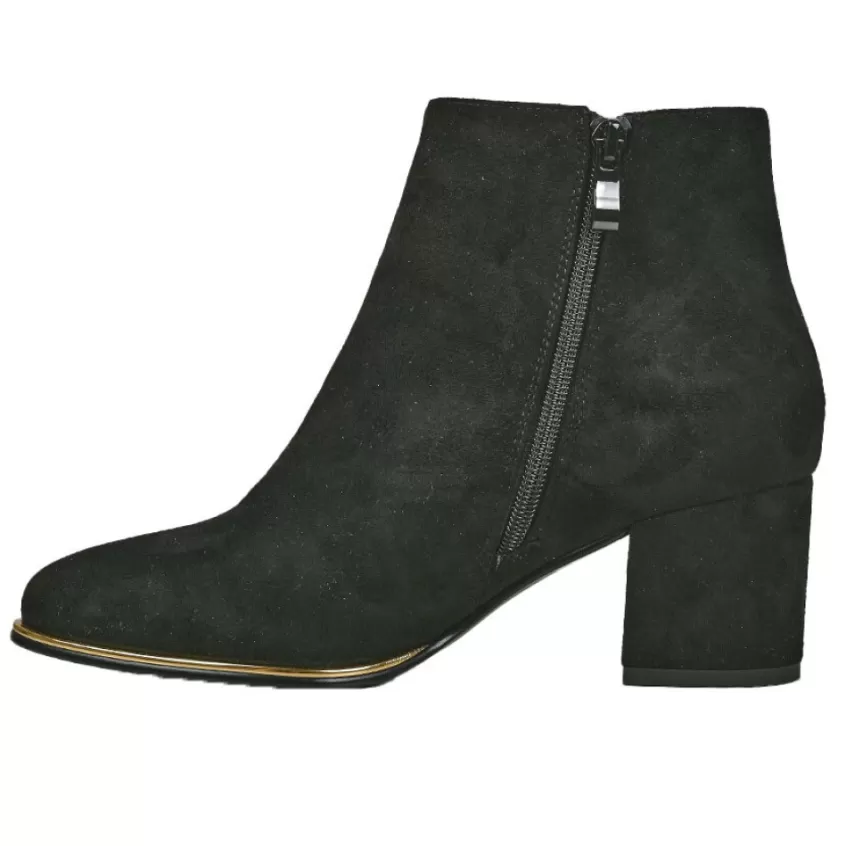 Boots, Bottines | MASCARA Bottines A Talons Femme Avec Zip Decoratif Noir