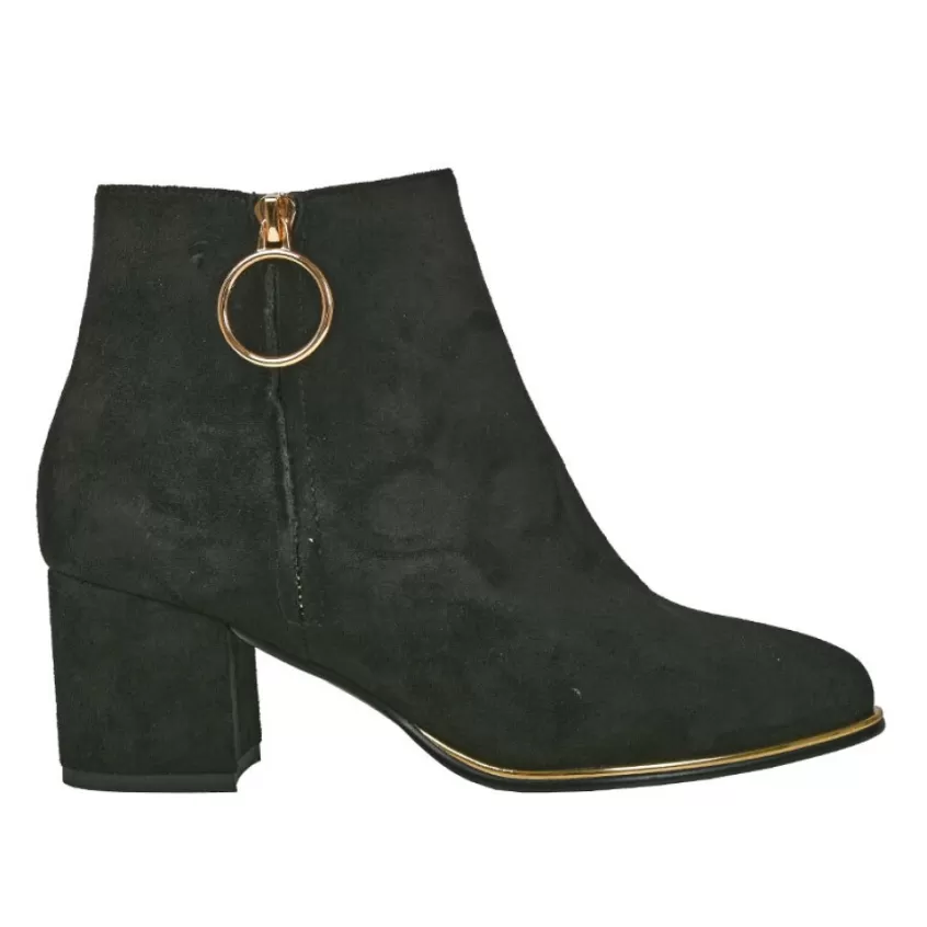 Boots, Bottines | MASCARA Bottines A Talons Femme Avec Zip Decoratif Noir