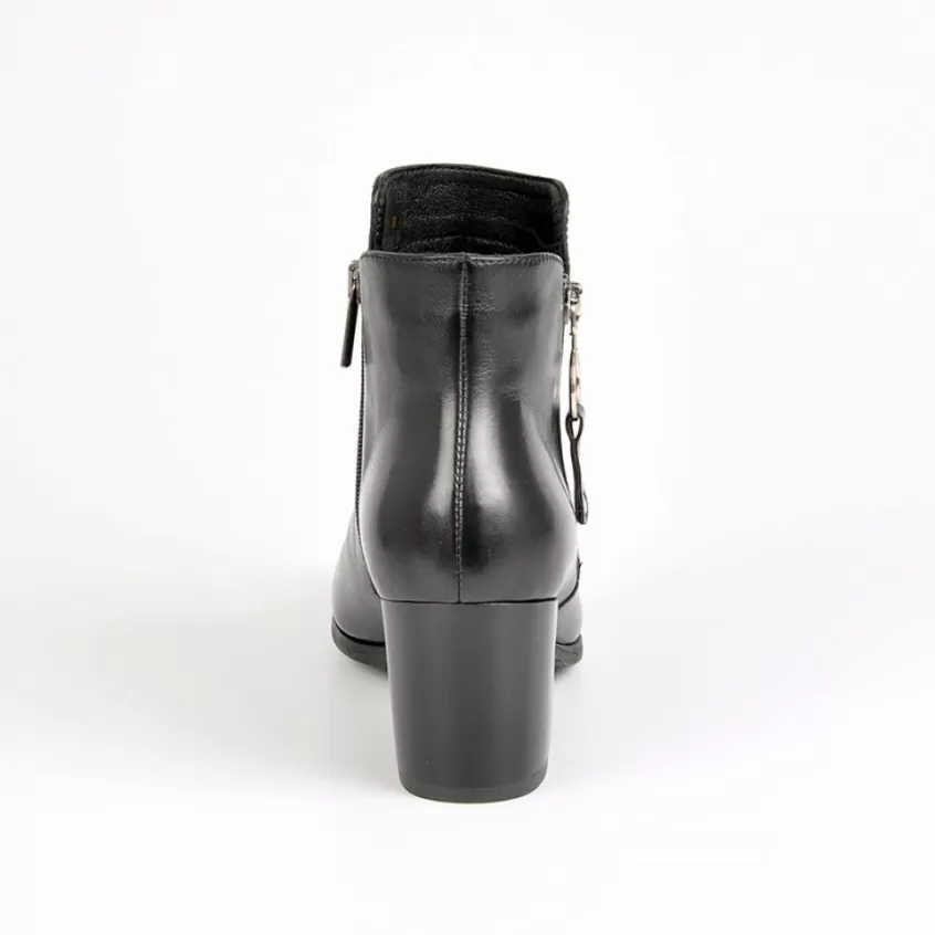 Boots, Bottines | TIPO ALTO Bottines A Talons Femme Avec Zip Sur Le Cote Noir