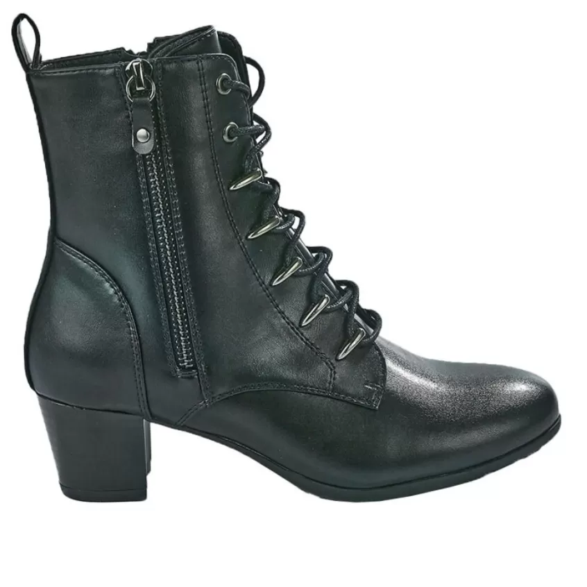 Chaussures Confort | SCALINA Bottines A Talons Femme Noir
