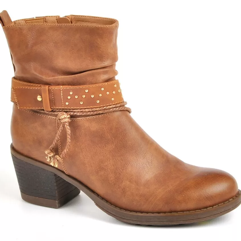 Boots, Bottines | VICE VERSA Bottines A Talons Femme Camel