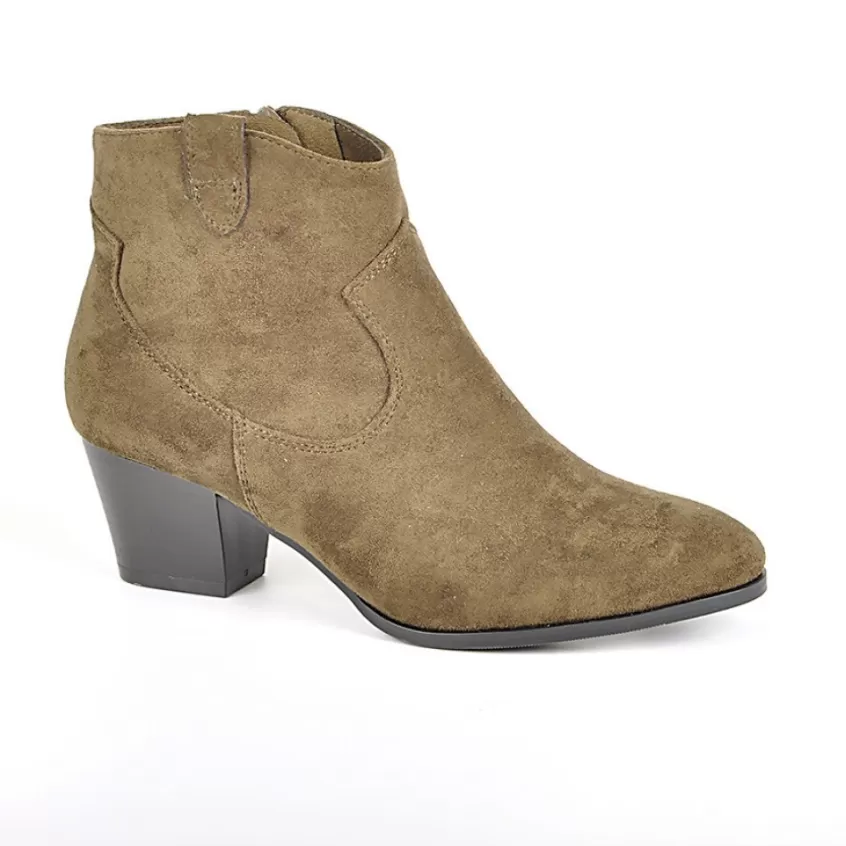 Boots, Bottines | VICE VERSA Bottines A Talons Femme Kaki