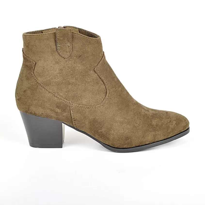 Boots, Bottines | VICE VERSA Bottines A Talons Femme Kaki