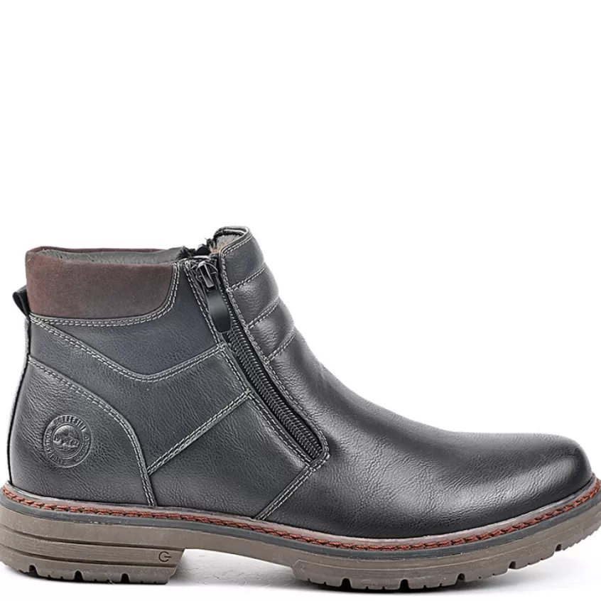 Boots, Bottines | OUTSHOES Bottines Avec Zip Pratique Sur Le Cote Compagnie Noir