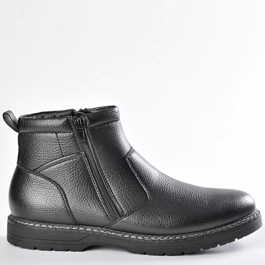 Boots, Bottines | OUTSHOES Bottines Avec Zip Pratique Sur Le Cote Compagnie Noir