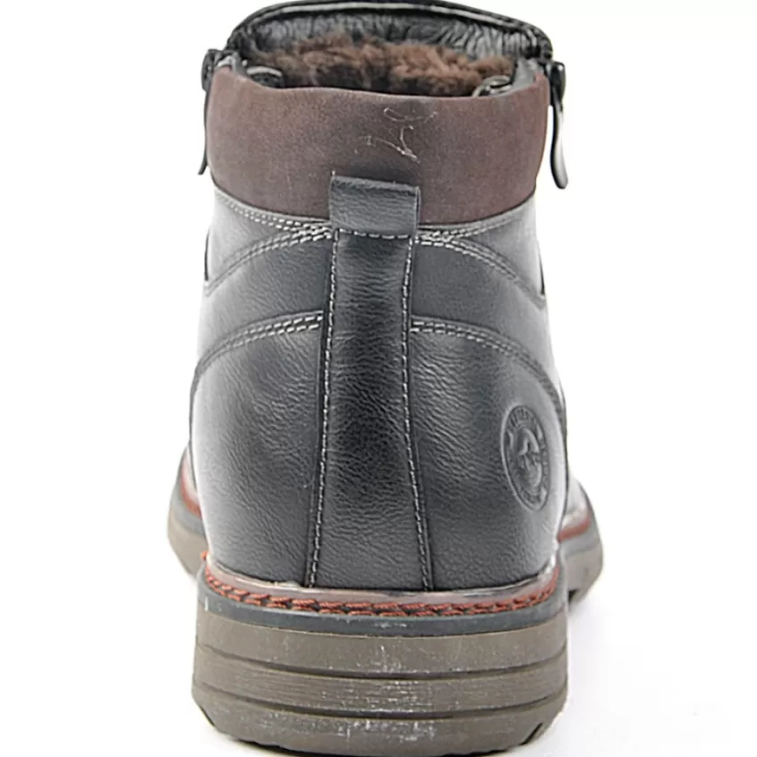 Boots, Bottines | OUTSHOES Bottines Avec Zip Pratique Sur Le Cote Compagnie Noir