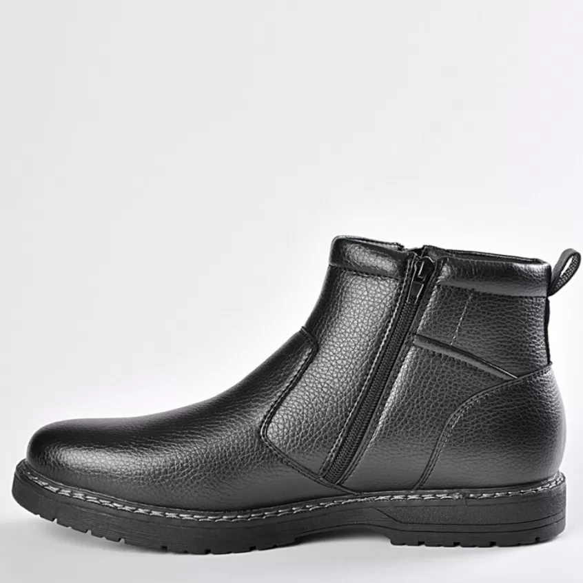 Boots, Bottines | OUTSHOES Bottines Avec Zip Pratique Sur Le Cote Compagnie Noir