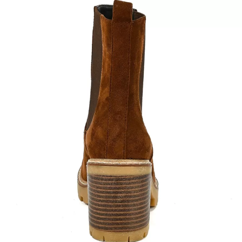 Boots, Bottines | VICE VERSA Bottines Chelsea A Talon Femme Camel