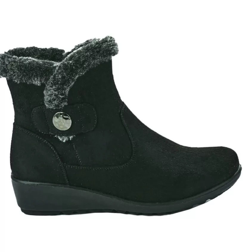 Chaussures Confort | LADY CONFORT Bottines Compensees Femme Noir