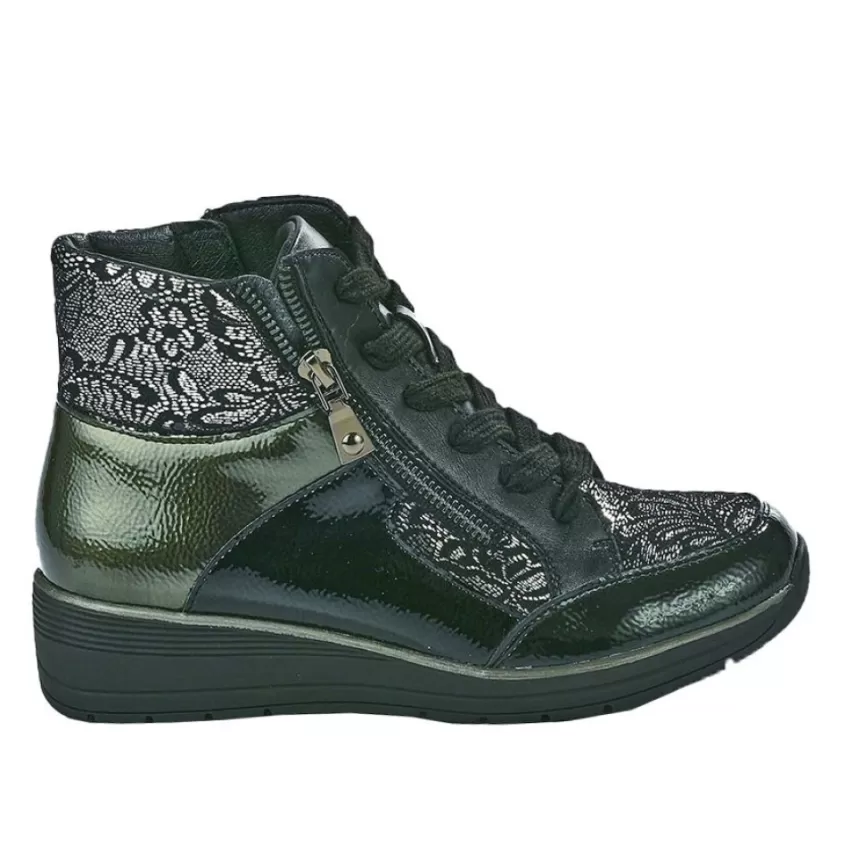Chaussures Confort | LADY CONFORT Bottines Compensees Femme Noir