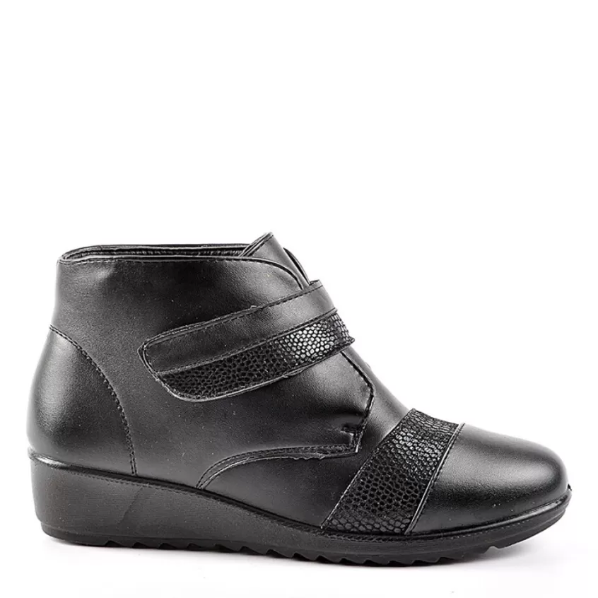 Chaussures Confort | LADY CONFORT Bottines Compensees Noir