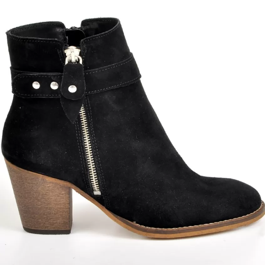 Boots, Bottines | TIPO ALTO Bottines Femme A Talons Style Western Noir