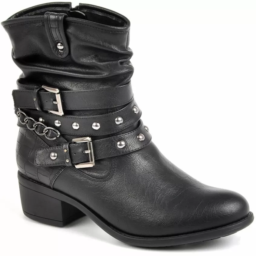 Boots, Bottines | VICE VERSA Bottines Femme Avec Petits Clous Noir