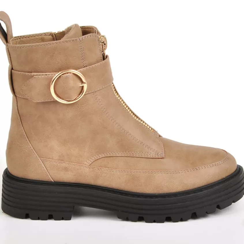 Boots, Bottines | VICE VERSA Bottines Femme Plates Beige