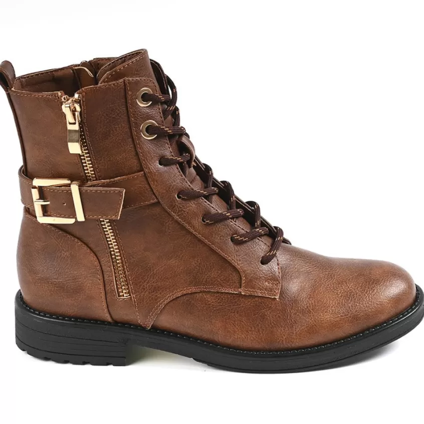 Boots, Bottines | VICE VERSA Bottines Femme Plates Marron