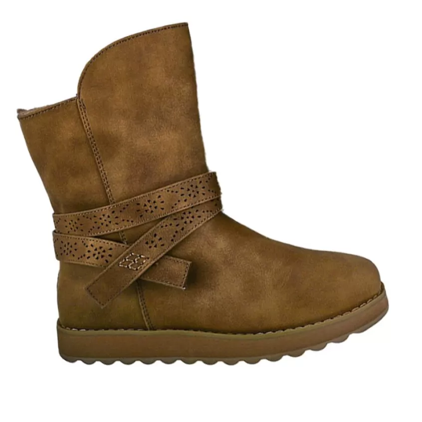 Chaussures Confort | SKECHERS Bottines Femme Beige