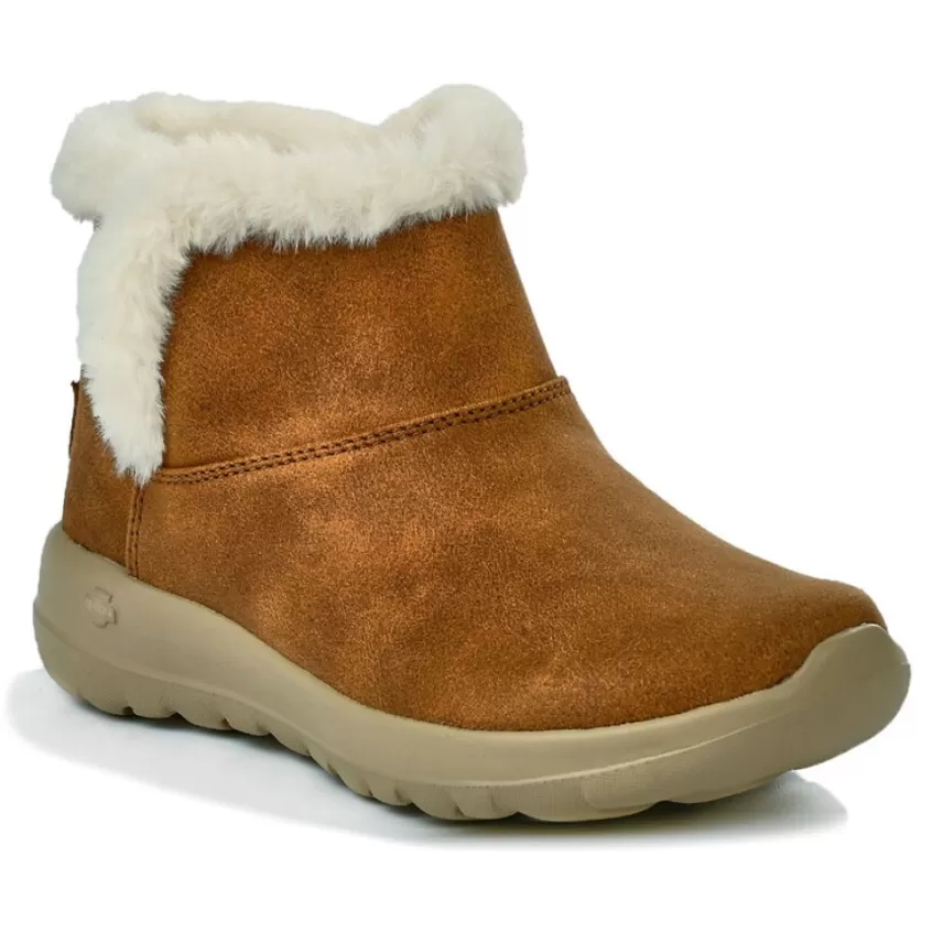 Chaussures Confort | SKECHERS Bottines Femme Marron