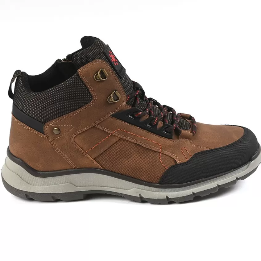 Boots, Bottines | RELIFE Bottines Homme Avec Lacets Montagne Marron