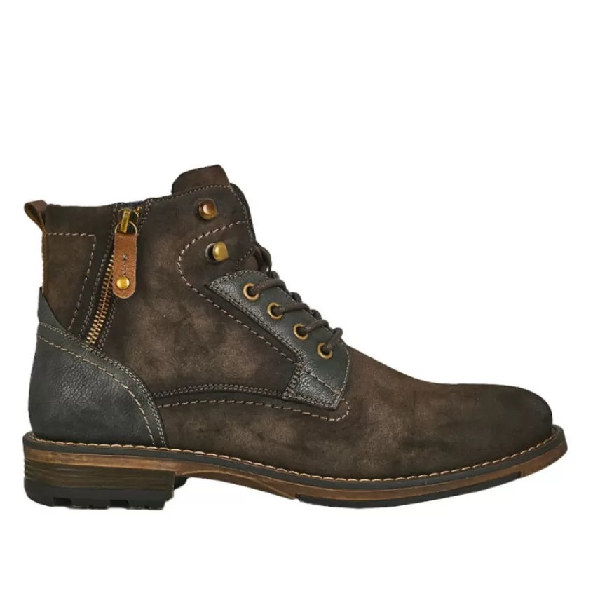 Boots, Bottines | OUTSHOES Bottines Homme Bi-Matieres Marron