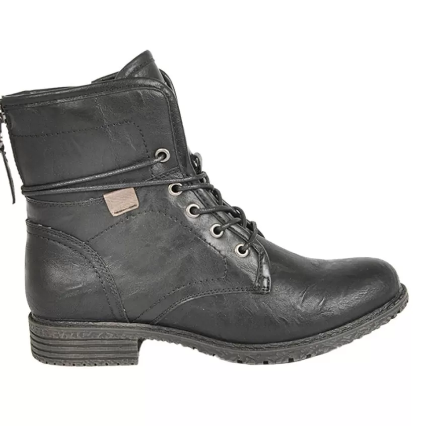 Boots, Bottines | VICE VERSA Bottines Plates A Lacets Femme Noir