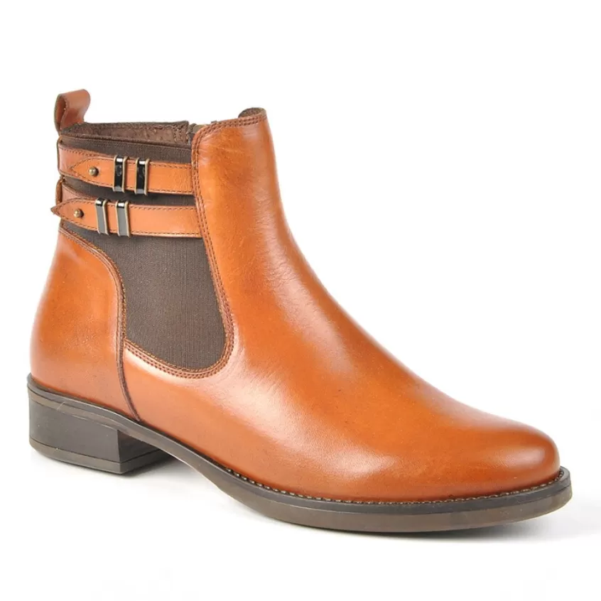 Boots, Bottines | TIPO ALTO Bottines Plates Avec Elastiques Camel