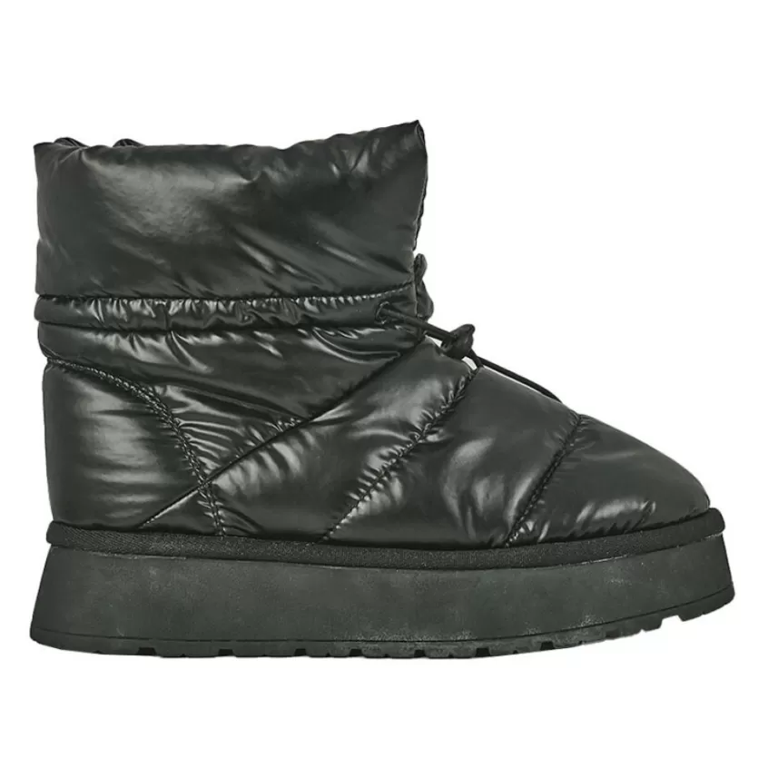 Boots, Bottines | OUTSHOES Bottines Plates Avec Lacets Elastiques Noir