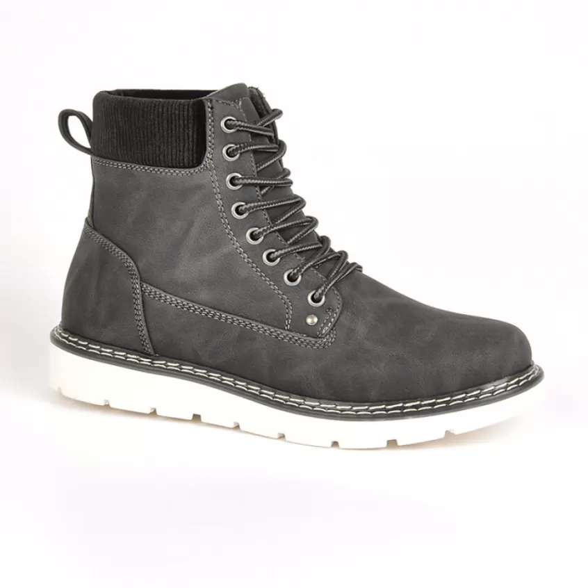 Boots, Bottines | OUTSHOES Bottines Plates Femme Avec Col Velours Noir