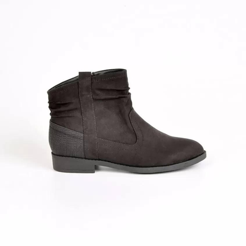 Boots, Bottines | VICE VERSA Bottines Plates Femme Bi-Matieres Noir