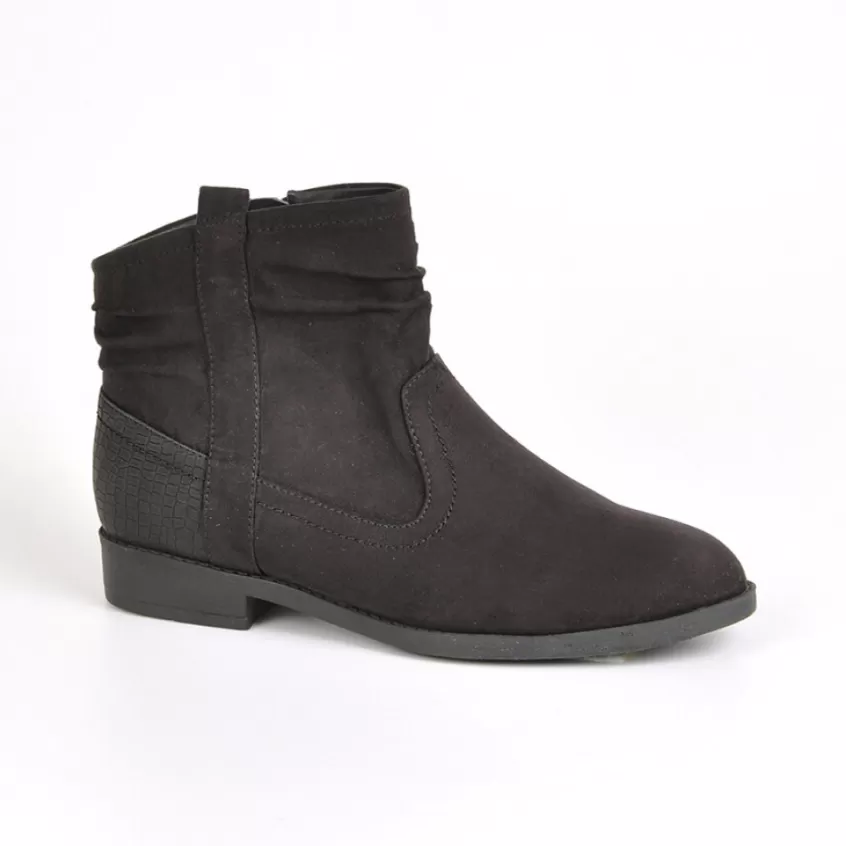 Boots, Bottines | VICE VERSA Bottines Plates Femme Bi-Matieres Noir