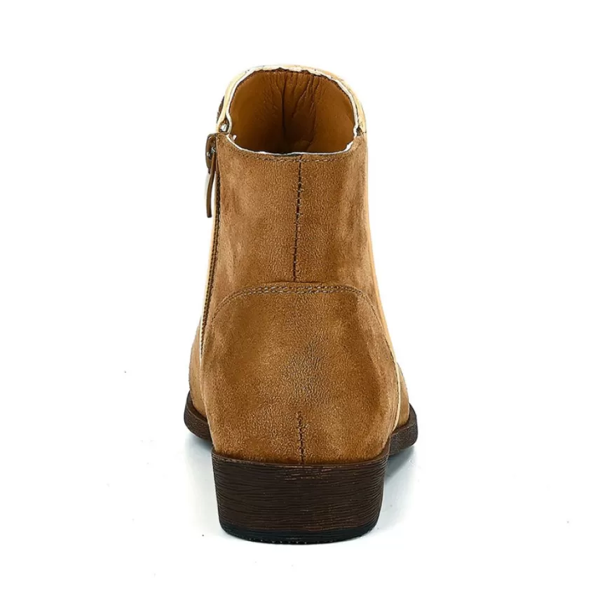 Boots, Bottines | VICE VERSA Bottines Plates Femme Marron En Suedine
