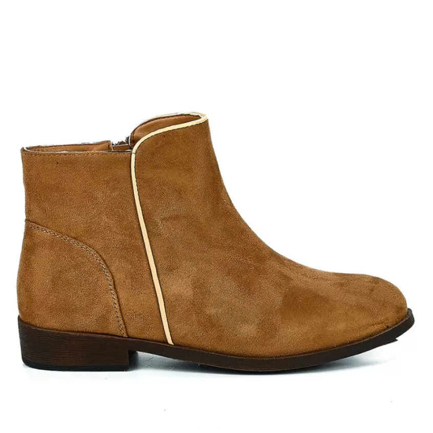 Boots, Bottines | VICE VERSA Bottines Plates Femme Marron En Suedine