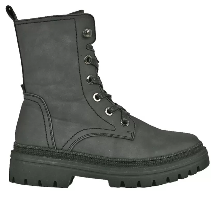 Boots, Bottines | OUTSHOES Bottines Plates Femme Noir A Semelle Crantee