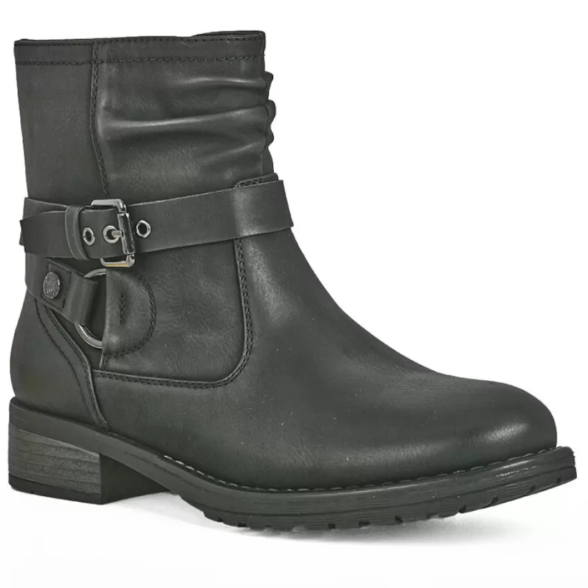 Boots, Bottines | VICE VERSA Bottines Plates Femme Noir Avec Boucles