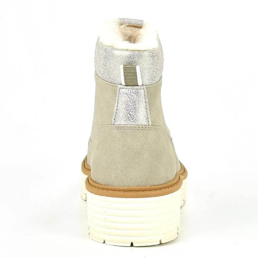 Boots, Bottines | OUTSHOES Bottines Plates Femme Beige
