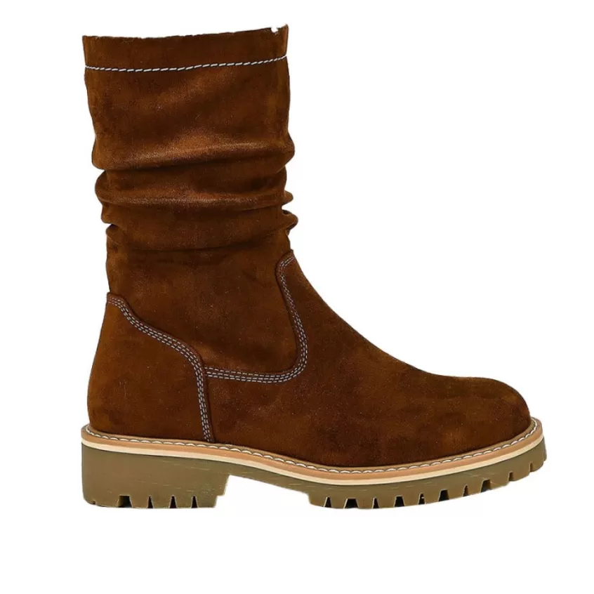 Boots, Bottines | OUTSHOES Bottines Plates Femme Camel