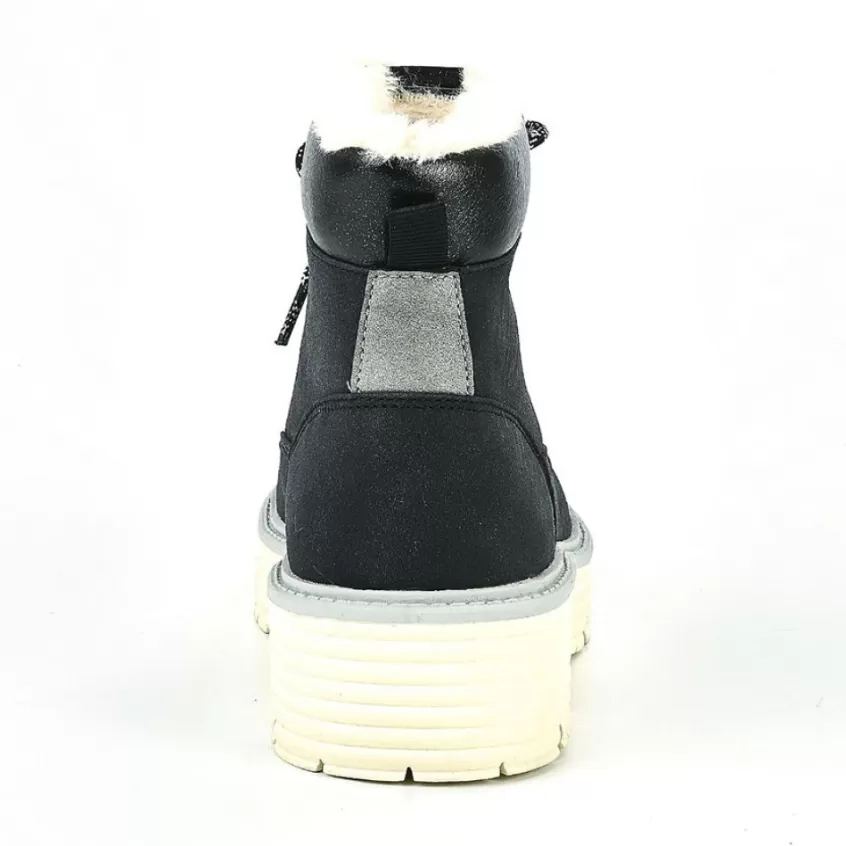 Boots, Bottines | OUTSHOES Bottines Plates Femme Noir