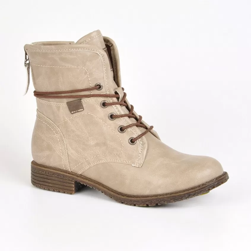 Boots, Bottines | VICE VERSA Bottines Plates Femme Beige