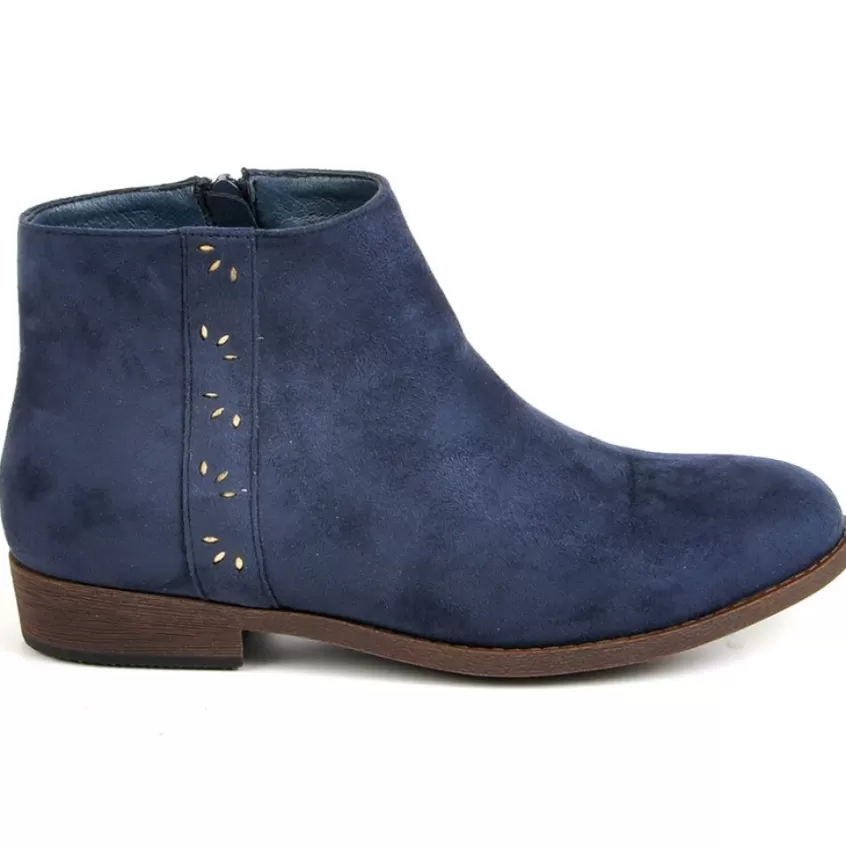 Boots, Bottines | VICE VERSA Bottines Plates Femme Bleu Marine