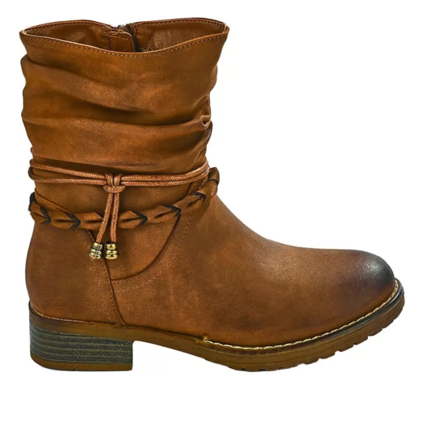 Boots, Bottines | VICE VERSA Bottines Plates Femme Camel
